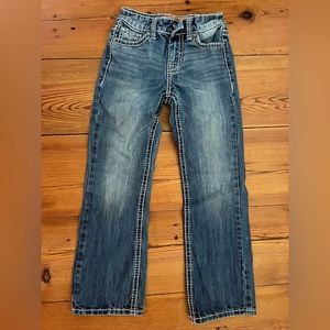 Boys Sz. 8R Rock & Roll Cowboy Denim jeans- bootcut